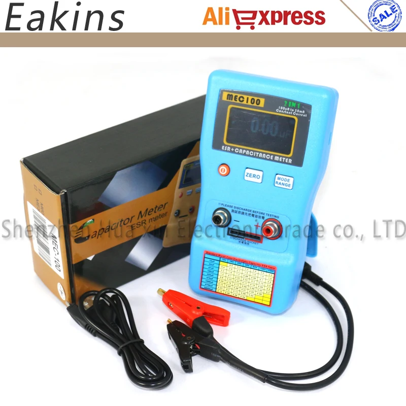 Конденсатор ESR 2 в 1 с автоматическим выбором диапазона измеритель емкости и