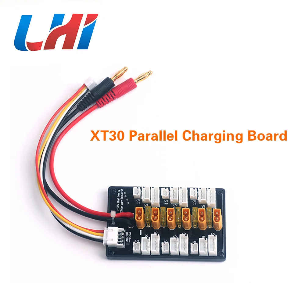 XT30 параллельная зарядная плата для 1S 2S 3S LiPo батареи совместимы с JST-PH 2 0 JST разъём