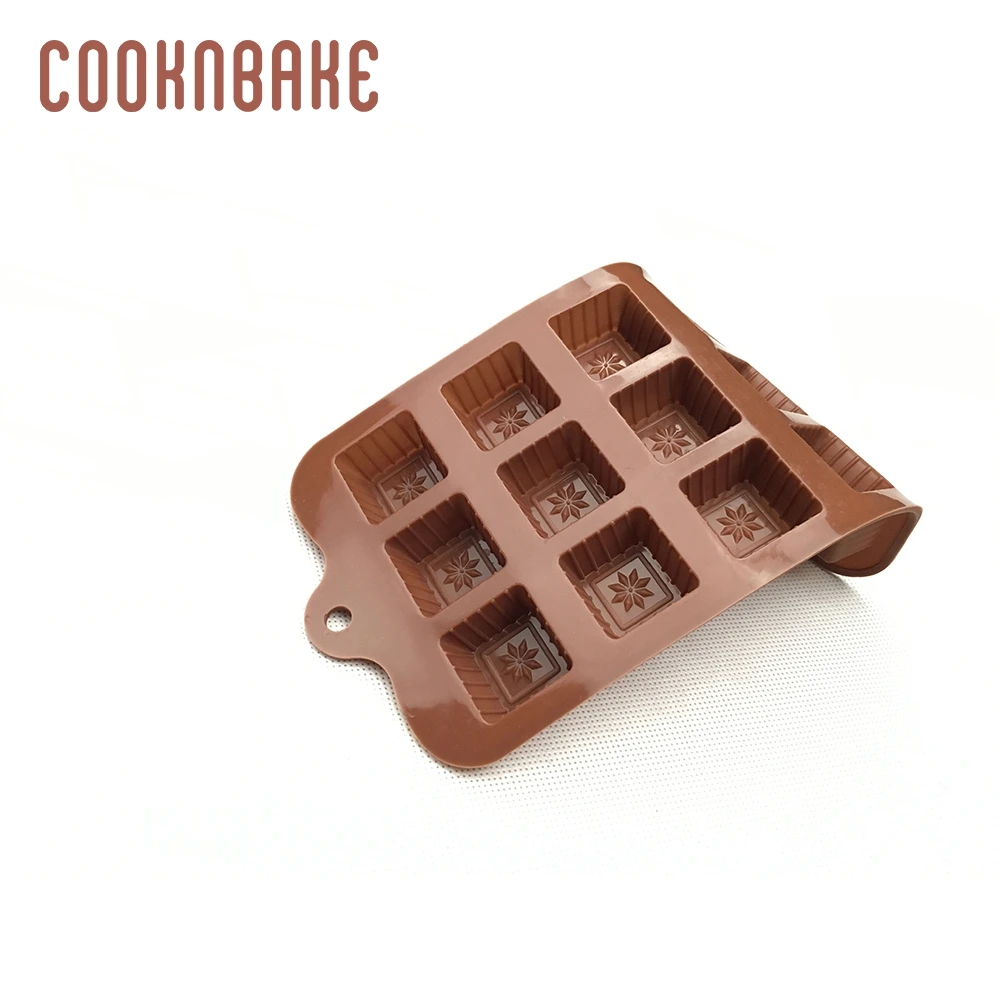 Силиконовая форма COOKNBAKE для шоколадных конфет квадратная торта силиконовая
