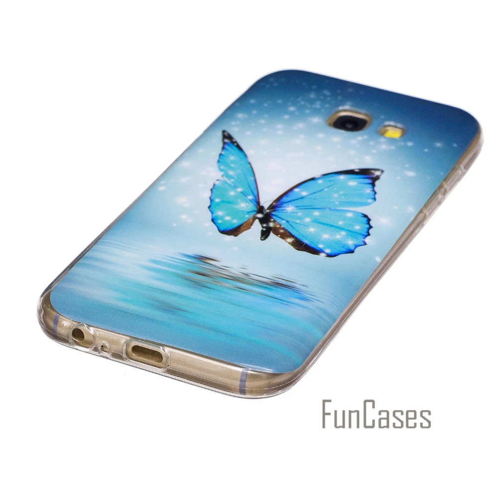 Silicone Luminous Case For coque Samsung Galaxy A3 2017 Cover 4.7&quot A320 SM-A320F | Мобильные телефоны и аксессуары