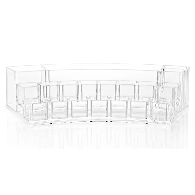Прозрачная пластиковая подставка для помады держатель косметики коробка
