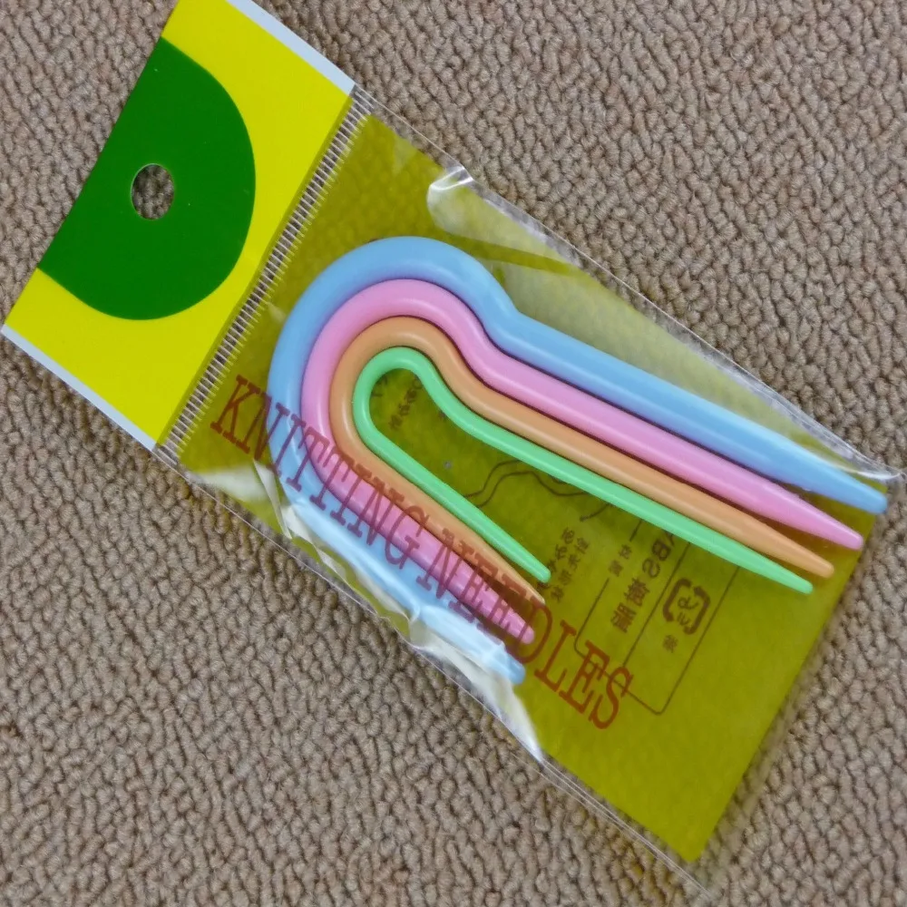 Высококачественные вязальные спицы для шарфов свитеров изогнутые U образной