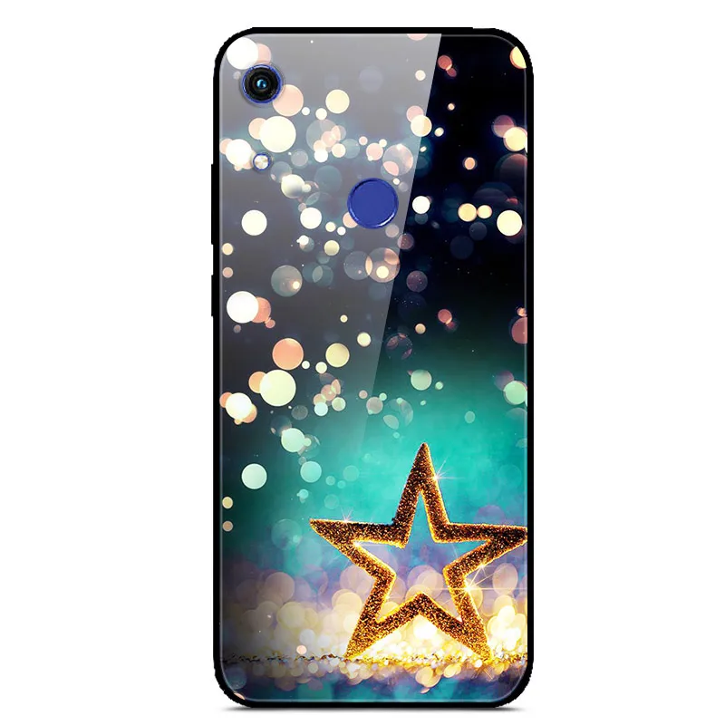Чехол для huawei Honor 8A, чехол из закаленного стекла, мягкий бампер с принтом, чехол для huawei Honor 8A Pro JAT-LX1 Honor 8A 8 A, чехол для телефона
