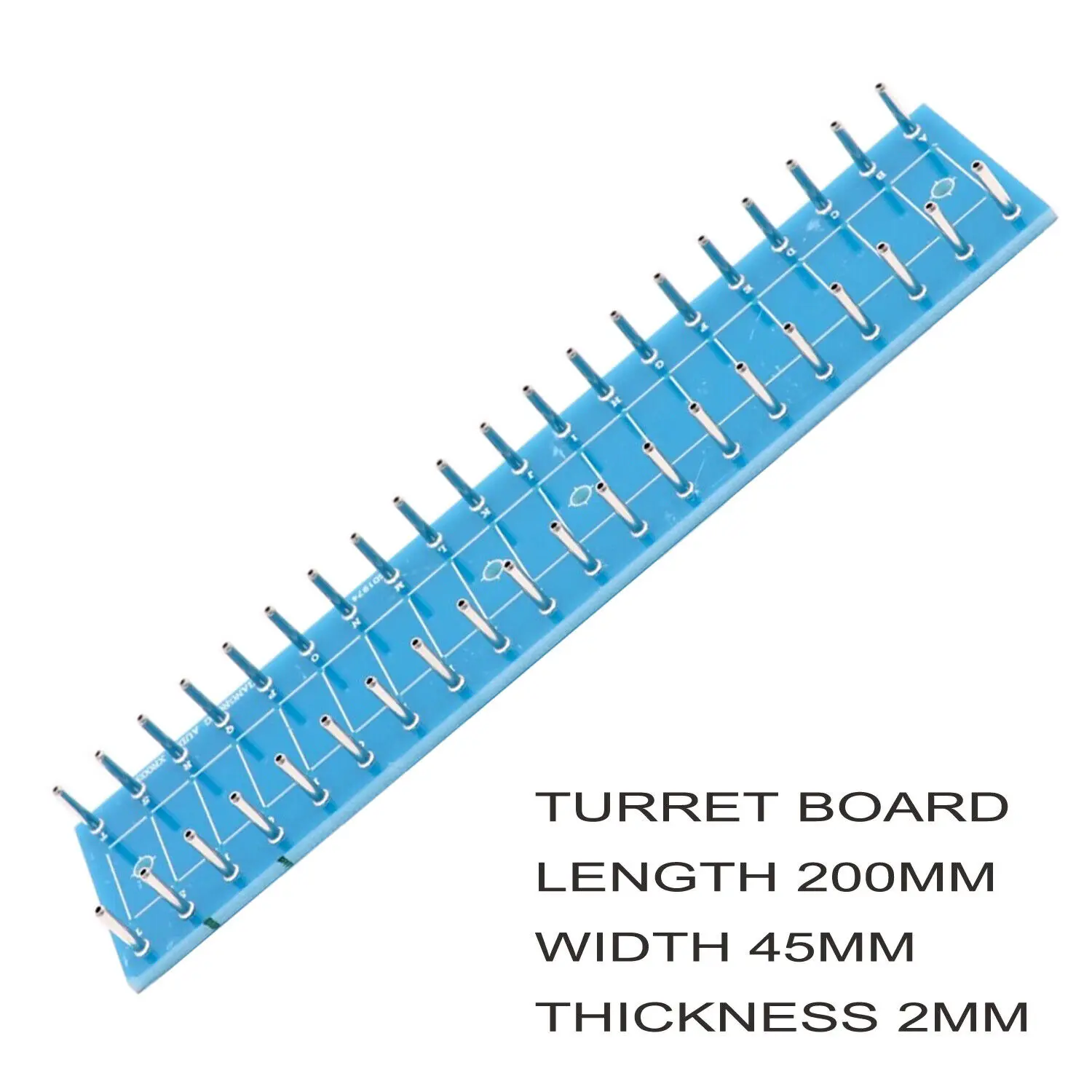 1 шт. доска для револьвера 200*45*2 мм, стеклянная тег Firbe, полоса, проушиная доска для винтажного освещения, усилитель для гитары DIY HiFi