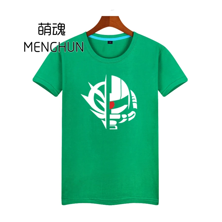 2019 летние хлопковые новый дизайн футболки оригинальный Gundam аниме мультфильм