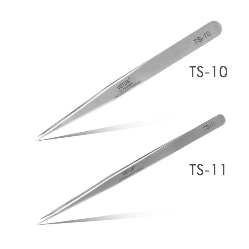 Vetus 6 шт./лот TS10 TS 11 12 13 14 15 высокоэластичные щипцы из нержавеющей стали с защитой от