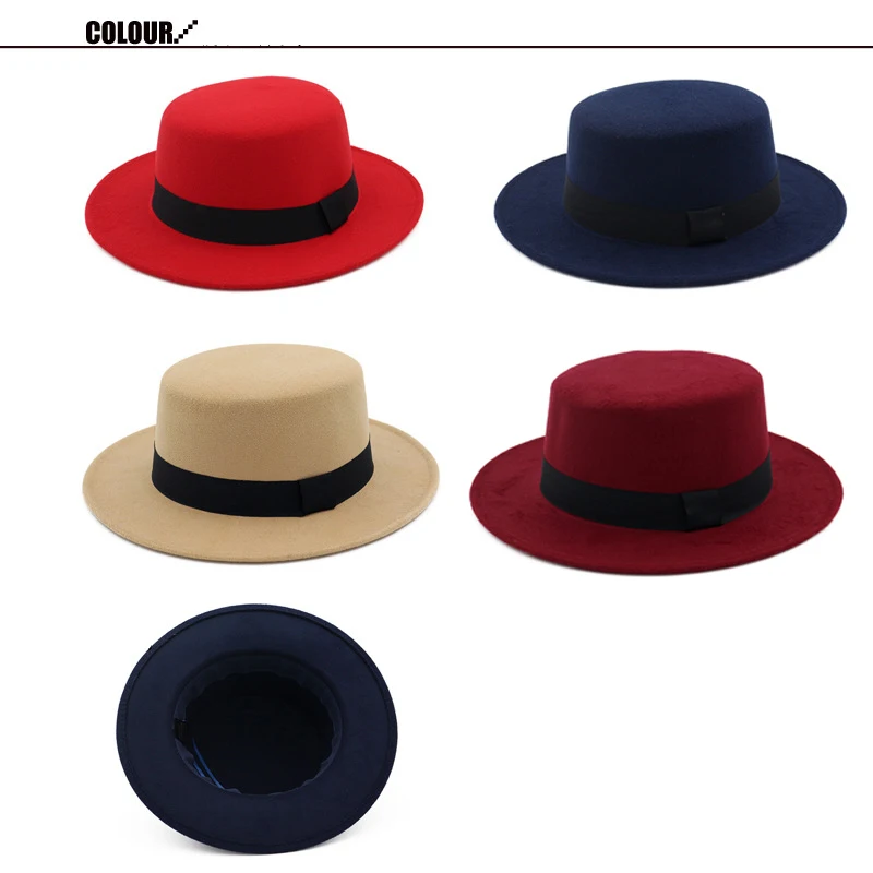[DINGDNSHOW] модная шляпа Федора из шерсти Sombrero Hombre Зимняя кепка фетровые шапки женские шляпы Hombre плоская шляпа