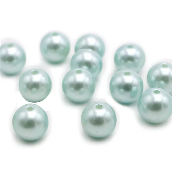 Lake Green 50pcs Lucia Crafts 8 мм разноцветные варианты акриловые массивные бусины с имитацией жемчуга 50 шт/100 шт E1210 - Цвет: Lake Green 50pcs