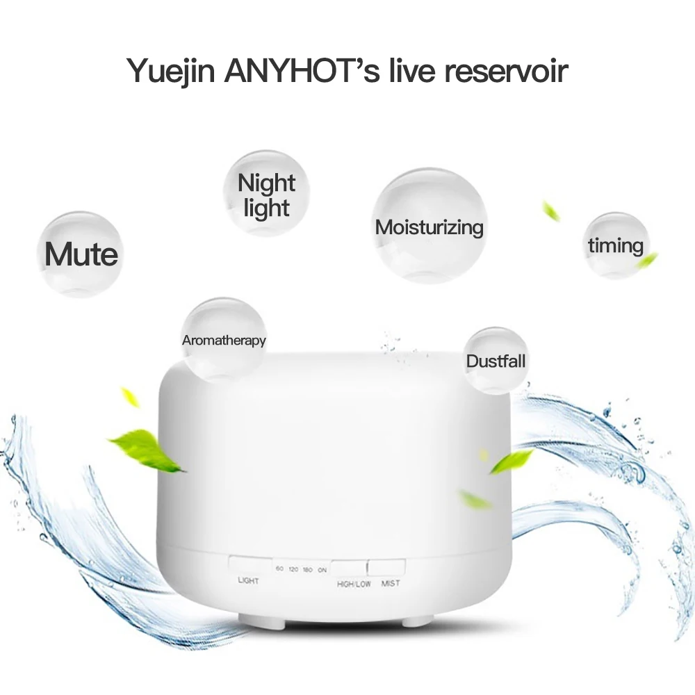 Aiboduo Ароматизатор воздуха мл ультразвуковой увлажнитель 500 Essentiel масло