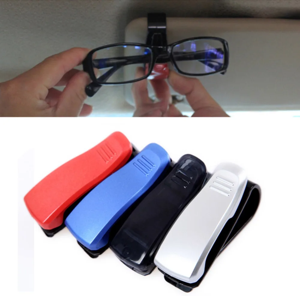 Автомобильный Стайлинг солнцезащитный козырек очки Чековая карта держатель для