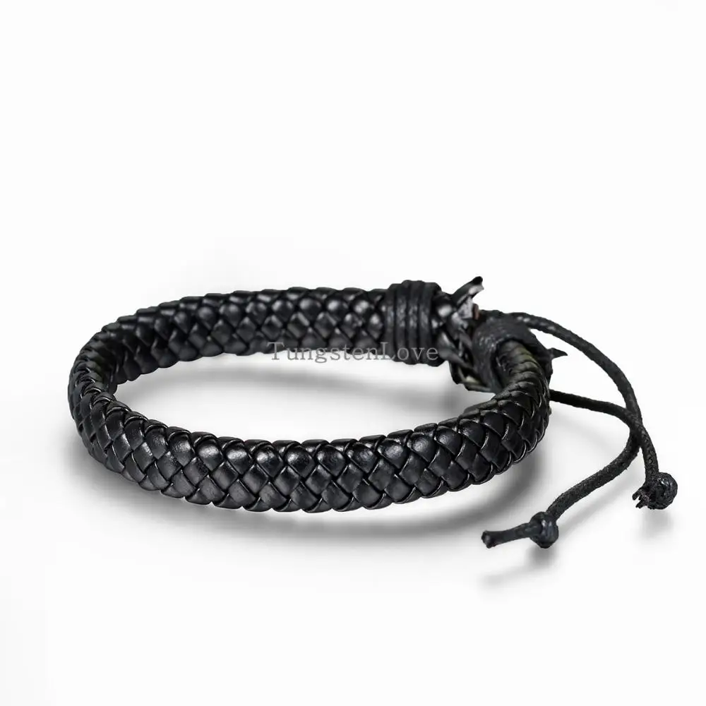 Кожаный плетеный браслет BONISKISS мужской ювелирные изделия новинка 100% | Украшения и