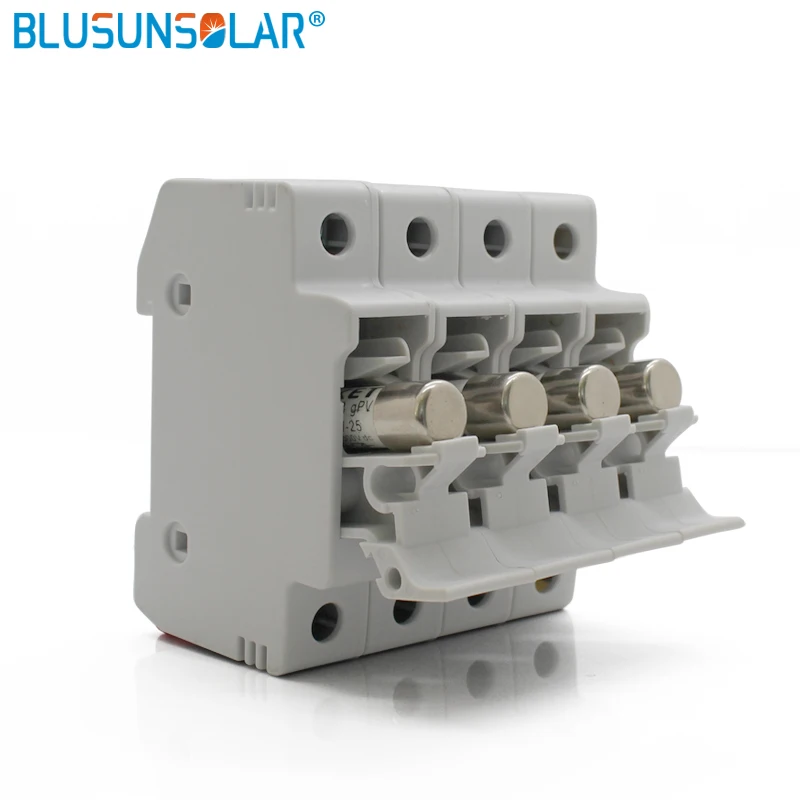Комплект предохранителей BULSUNSOLAR1 4P 10/20A 1000 В постоянного тока с плавким