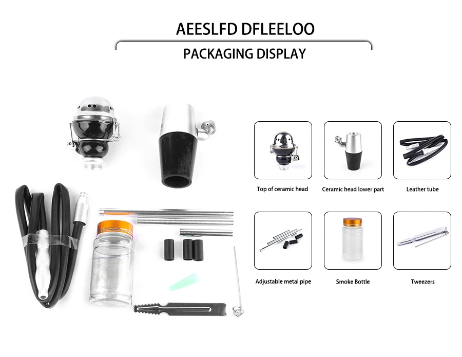 Маленький кальян кальянная трубка чаша держатель для угля теплохранитель мини металлический кальян набор многофункциональные водопроводные трубы аксессуары для курения