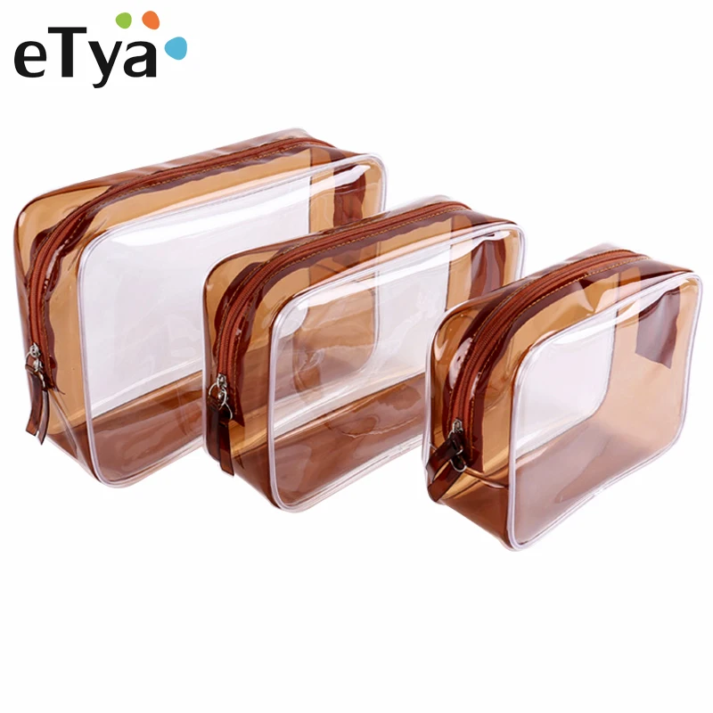 Дорожная прозрачная косметичка на молнии для мужчин и женщин чехол косметики
