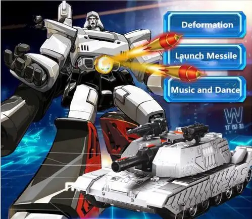 RC игрушка деформации робот и танк обучающая может Танцы Пение rc трансформирует