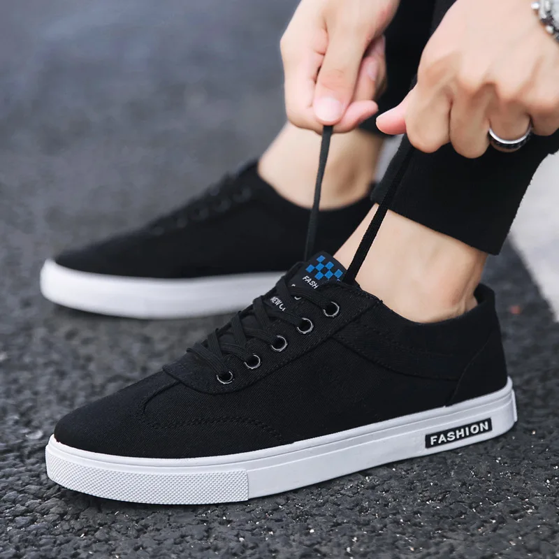 Non-slip Wear-resistant men casual shoes Breathable canvas sneakers 2018 tenis spring summer autumn zapatos hombre | Обувь