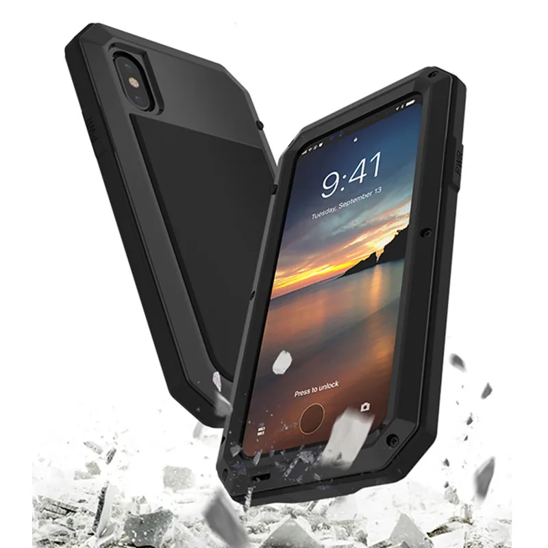 Металлический противоударный чехол для IPhone 5SE 8X6 6S Plus 7 plus|iphone case|case for iphonecase plus |
