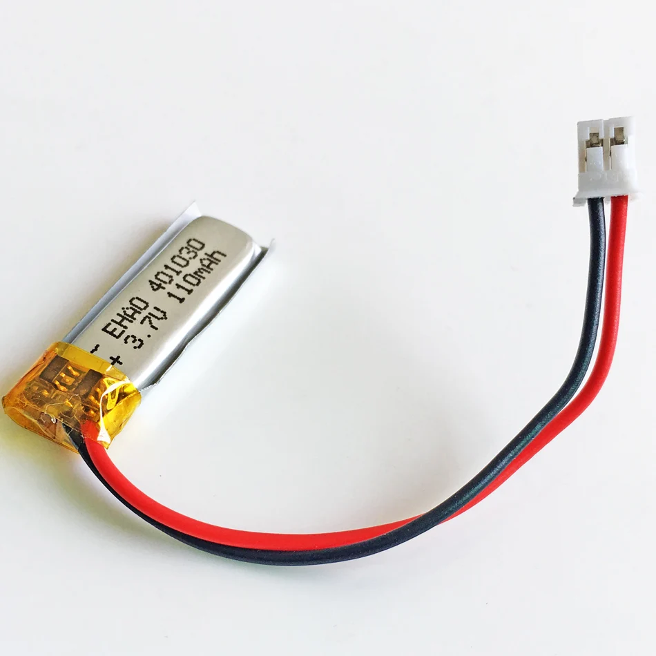 401030 3 7 в 110 мАч JST PH 2 0 мм 2pin литий-полимерный аккумулятор для Mp3 GPS bluetooth наушники