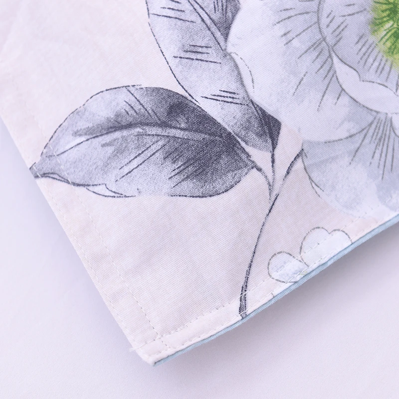 Белый элегантный типографской краски 1 шт. домашний текстиль одного постельное