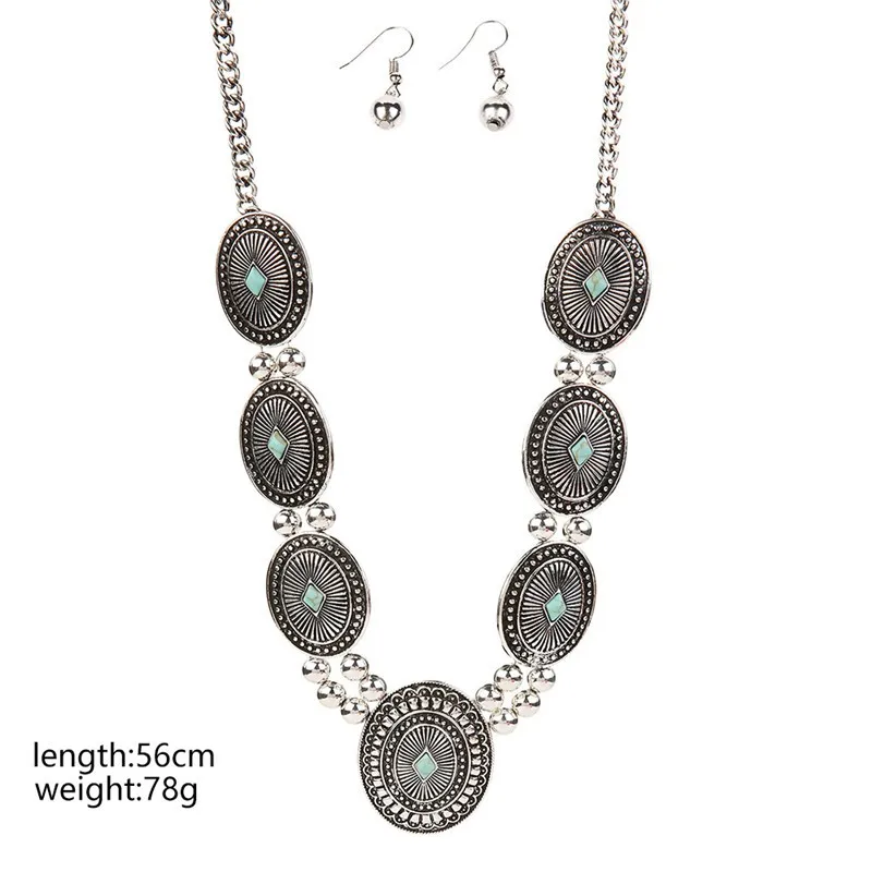 Ожерелье в этническом стиле, богемное ювелирное изделие, бохо, массивное ожерелье, этническая Цыганская цепочка, колье для женщин