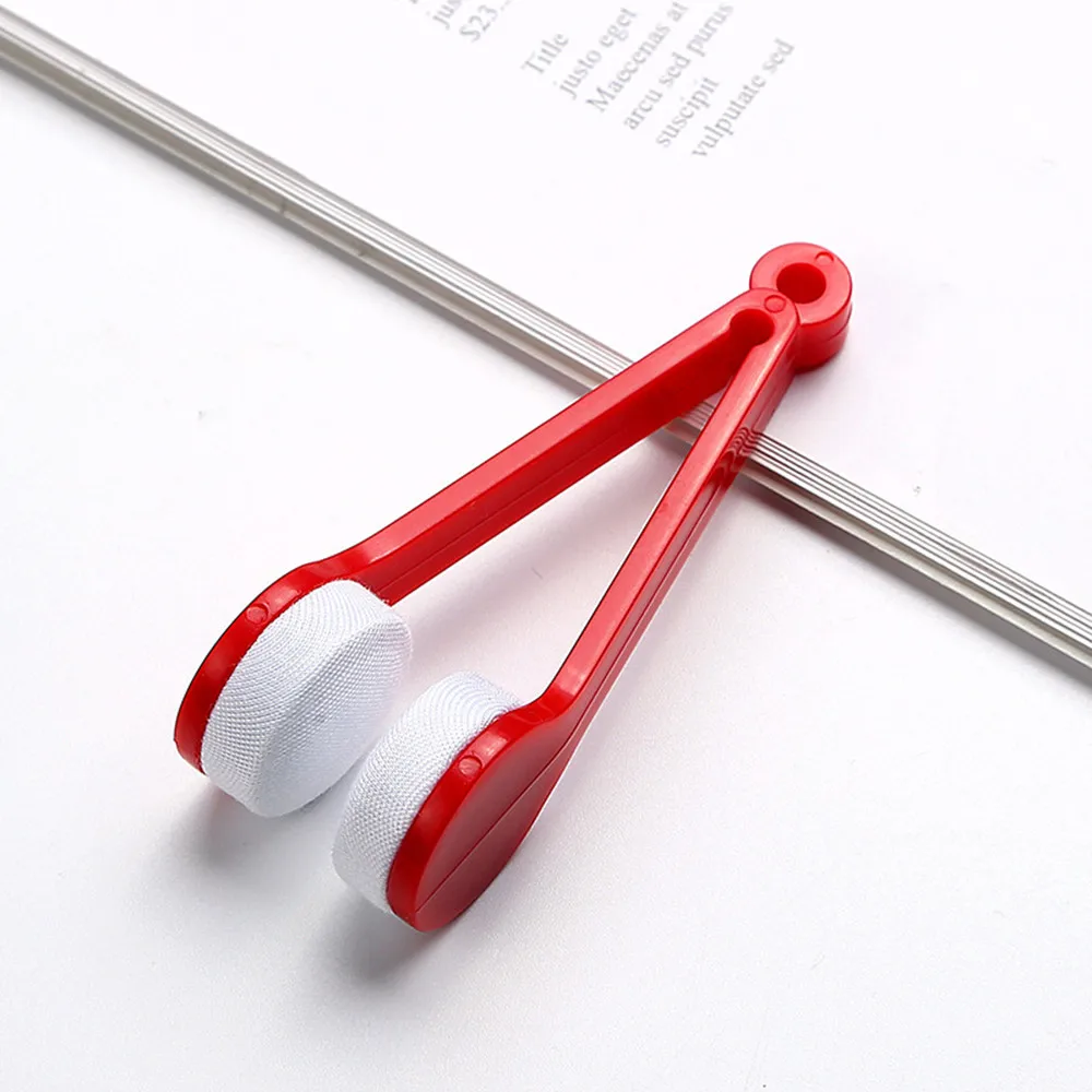 Mini Sun Eyeglass Microfiber Spectacles Cleaner Brush Cleaning Tool Spectacle Glasses Clean Wipe Random Color | Дом и сад