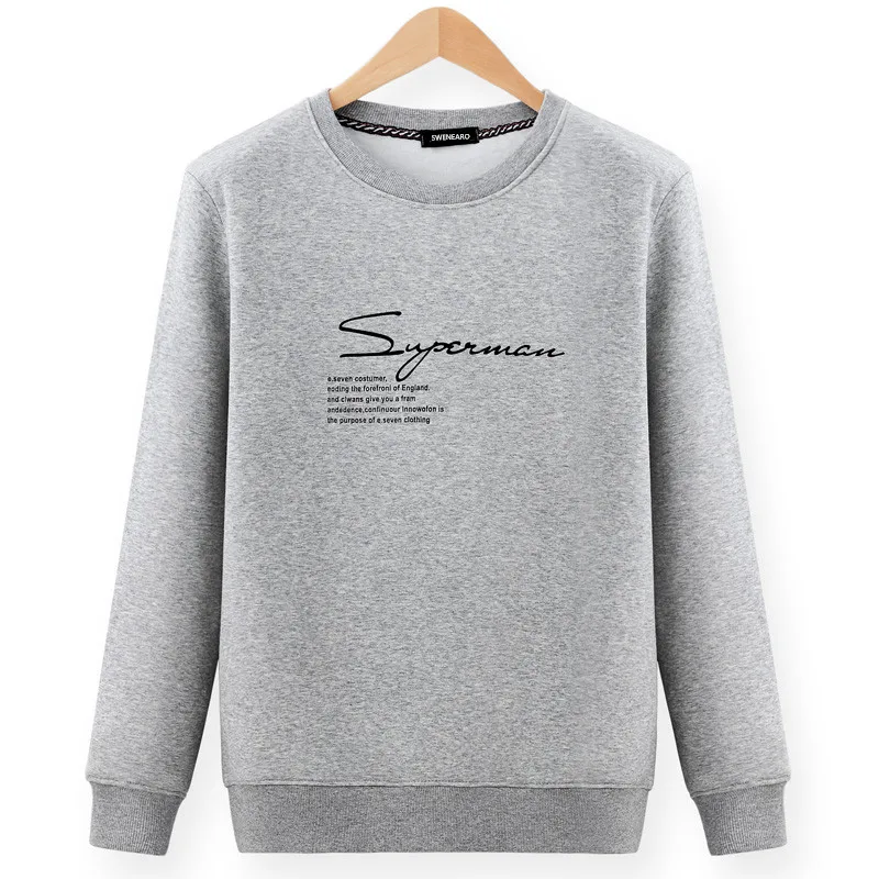 SWENEARO Новинка 2017 Модные мужские толстовки флис человек с капюшоном утепленная