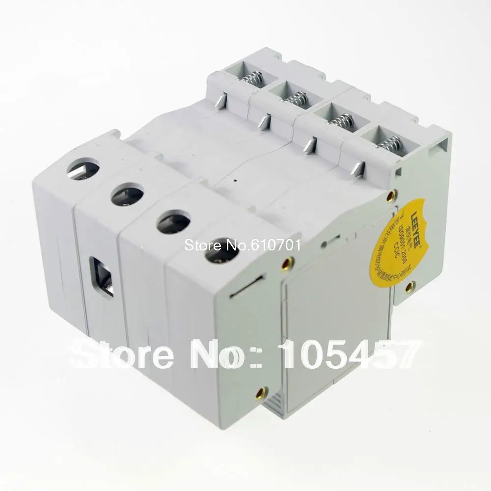 4P 20 ~ 40KA Din Rail Защита от перенапряжения молниеразрядник