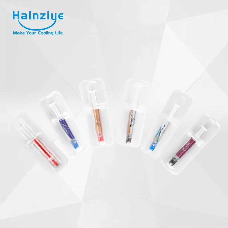 Halnziye HY810 TU10 1 г термопаста теплоотвода клей Соединение силикона для компьютера