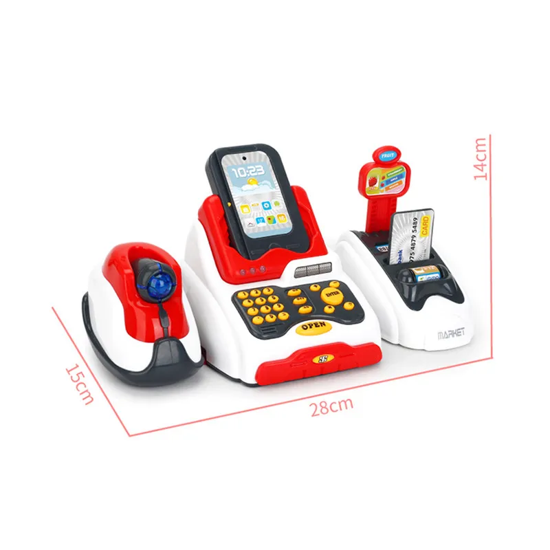Ролевые игры симуляция классического кассового аппарата игрушка детский