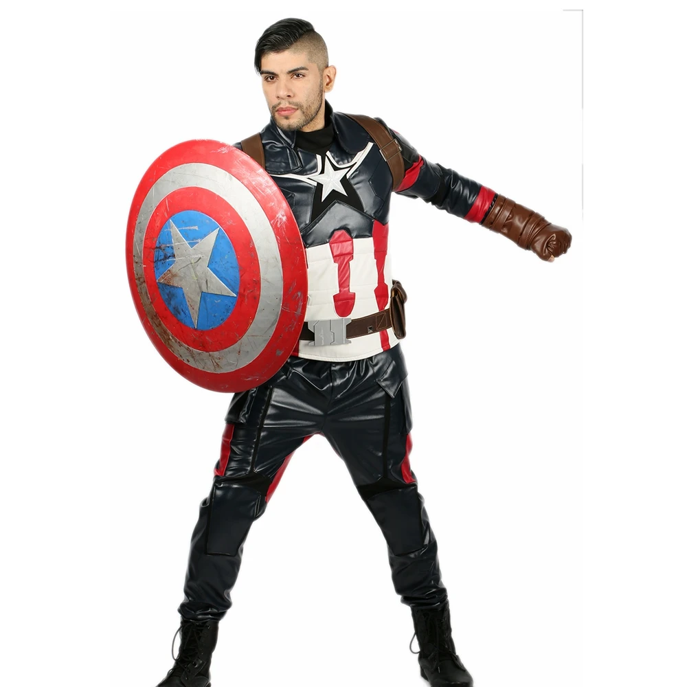 Coslive Steve Rogers Капитан Америка наряд костюм супергероя Косплей боевой реквизит для