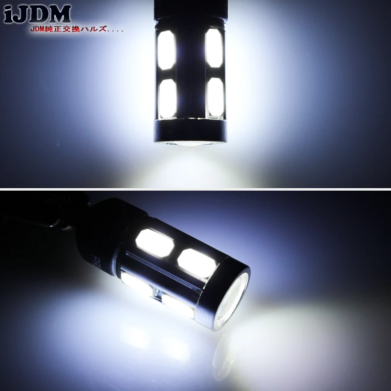 Светодиодные Ксеноновые лампы iJDM T10 белые 3 Вт XBD CANBUS без ошибок W5W 168 194 2825 912 921 для