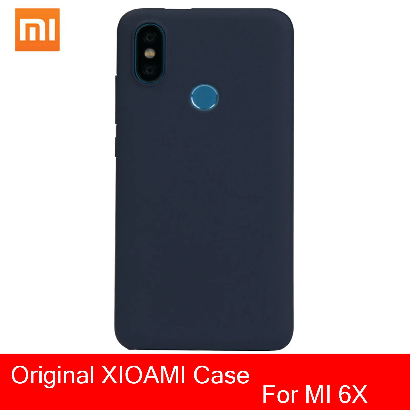 XIAOMI 100% оригинальный защитный чехол из ПК для 6X синий тонкий и легкий мягкий
