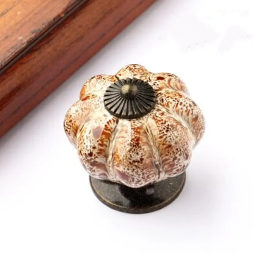 Ручки для ящиков и шкафов в стиле ретро винтажные потертые Керамические ручки