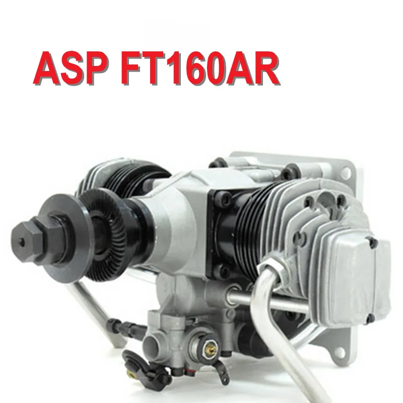Двухцилиндровый двигатель ASP FT160AR 26cc 4-Sroke для РУ самолета | Игрушки и хобби