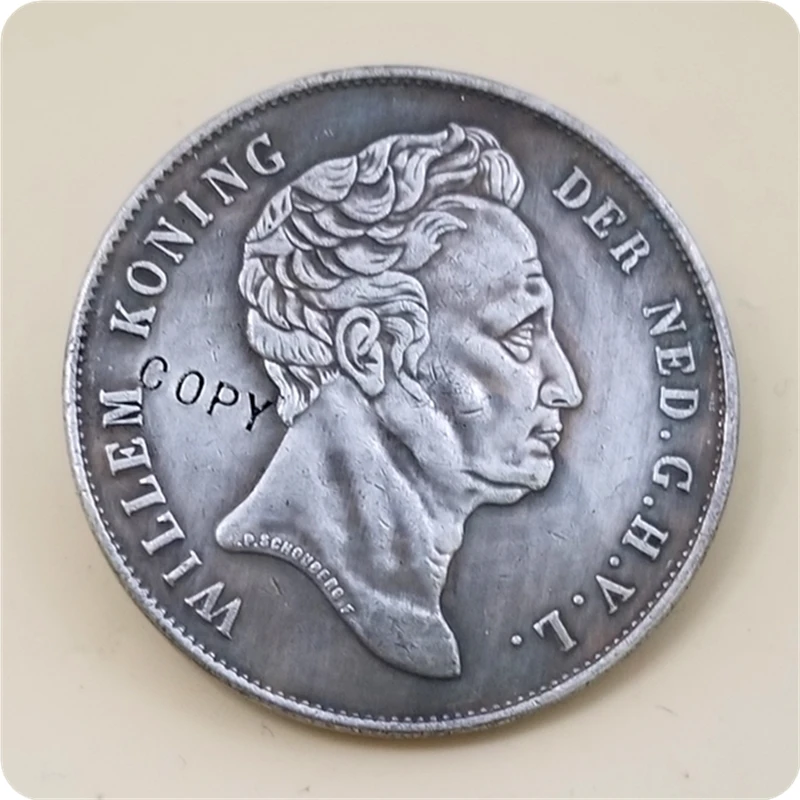 1840 Нидерланды 2 1/2 Gulden(2,5 NLG)-Willem I имитация монеты