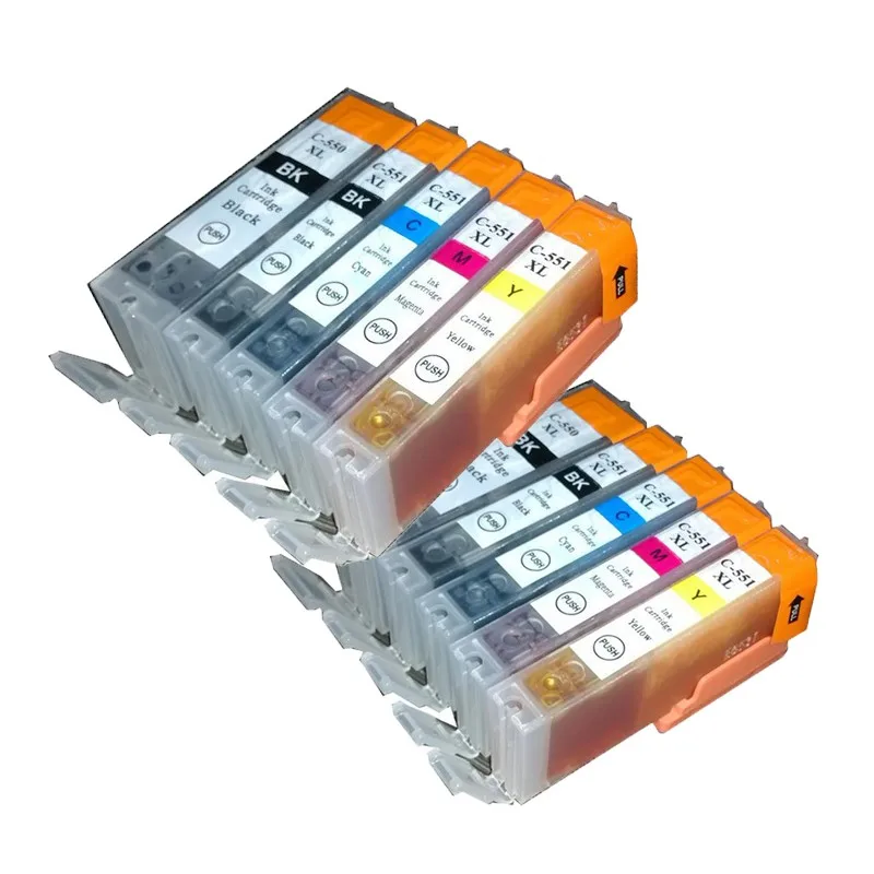 PGI550 PGI 550 551 совместимый чернильный картридж для принтера PIXMA IP7250 MG5450 MX925 MG5550 MG6450