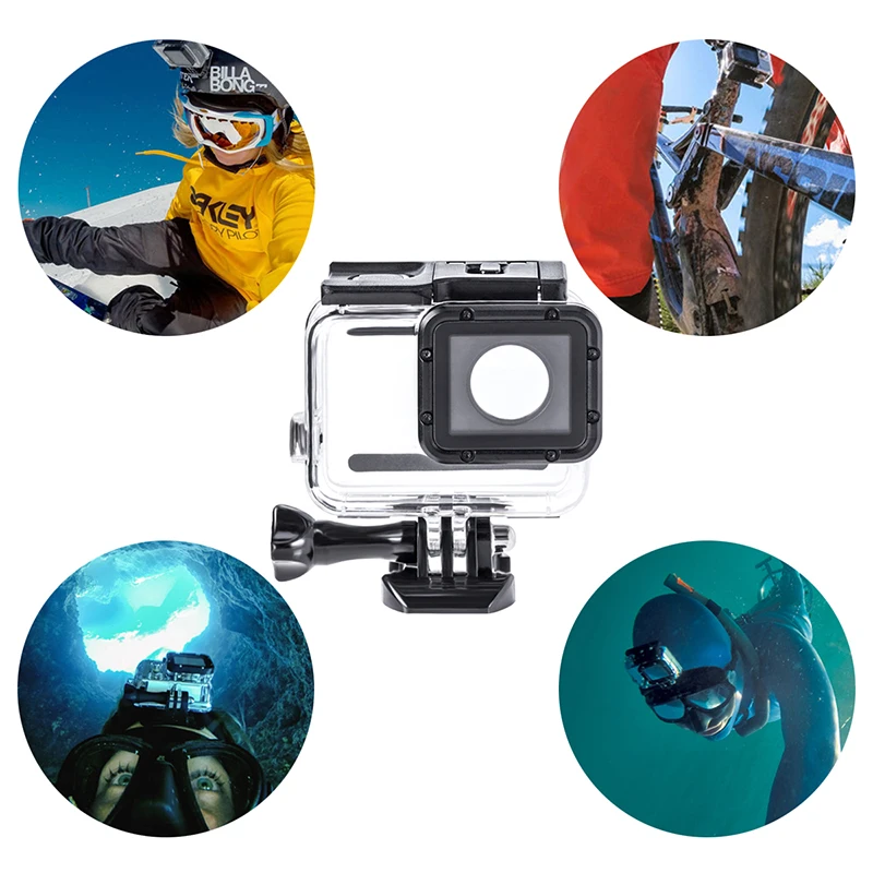 Lt рыбы для GoPro 5 Водонепроницаемый Корпус случае Сенсорный экран + плавучести