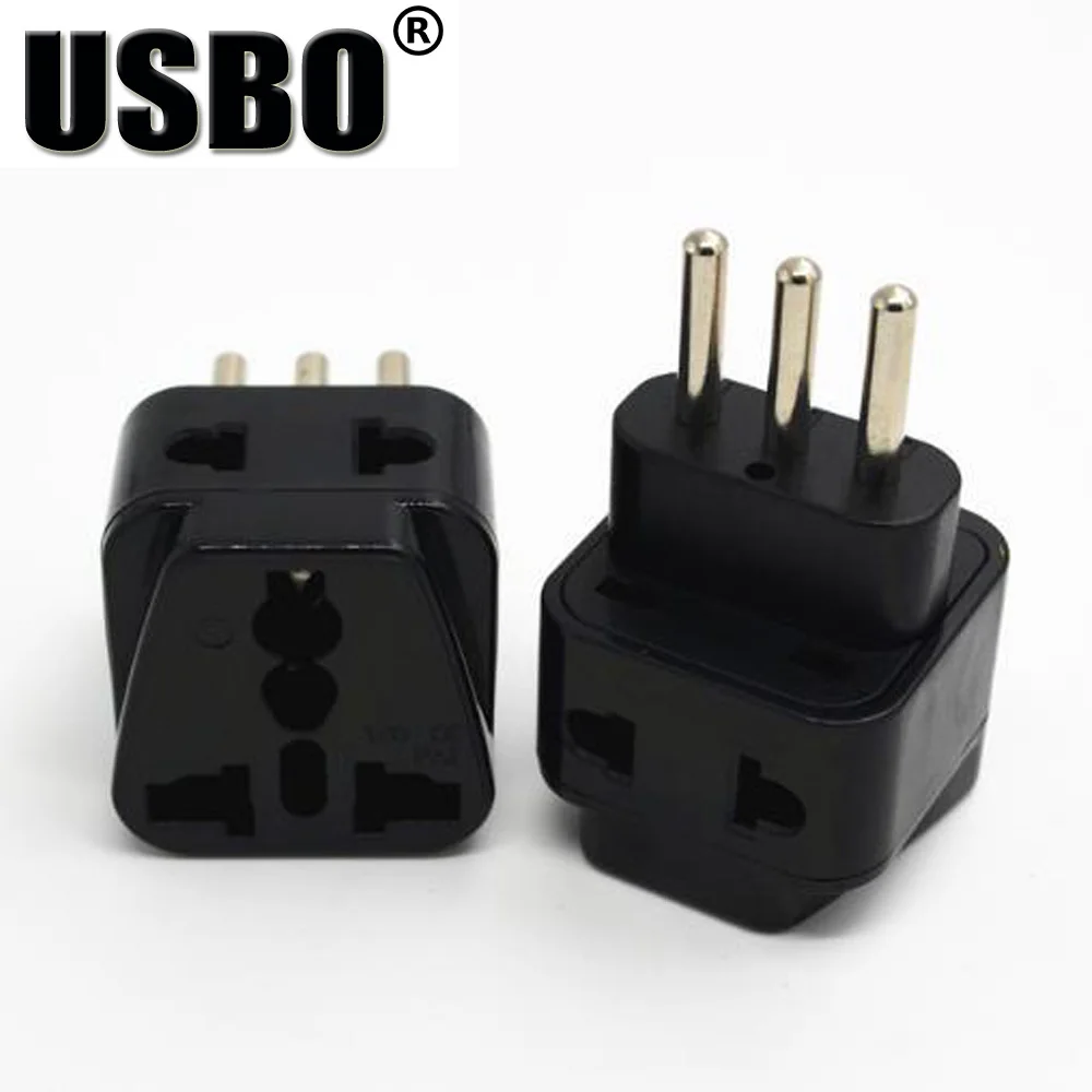 Supply Black white 10A 250V Italy universal travel adaptor plug AU/UK/US/EU to Uruguay power Adaptor socket convertor | Электроника