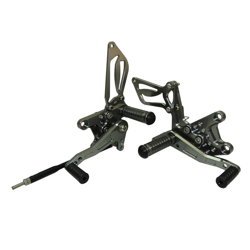 waase GSXR1000 Motorcycle Adjustable Rider Rear Sets Rearset Footrest Foot Pegs For SUZUKI GSXR 1000 2000 2001 2002 2003 2004|foot pegs|footrests