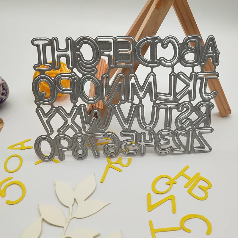 7 4*11 2 см номер и буква Новые Металлические Стальные режущие штампы для DIY тиснение