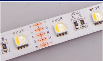 Новая Светодиодная лента 5050 SMD 4 в 1 RGBW (теплый белый) вход DC12V 5 м длину не
