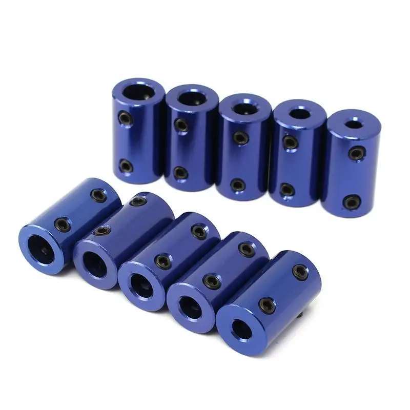Blue Rigid Coupling 6.35mm to Aluminum Flexible Shaft Coupler Motor Connector | Обустройство дома