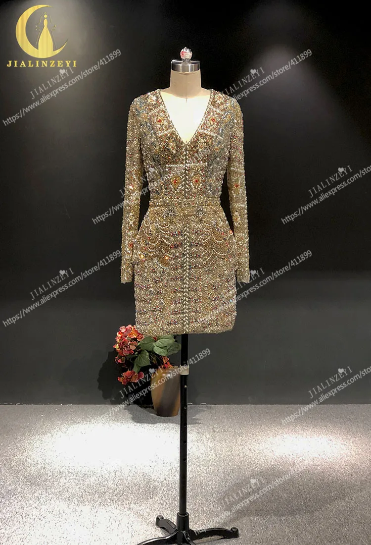 Рисунок 2 - Женское платье с длинным рукавом JIALINZEYI