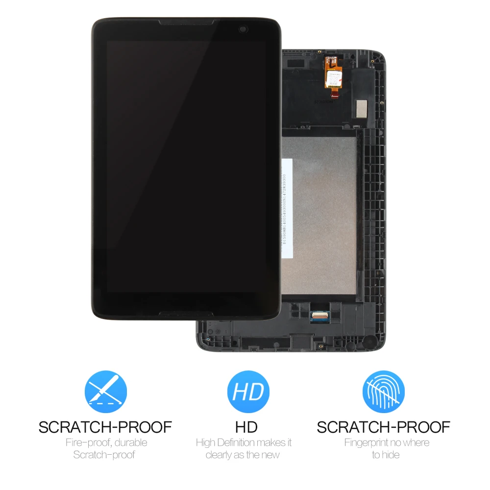Srjtek 8 &quotдля Lenovo IdeaTab сенсорный ЖК экран с дигитайзером для A5500 A5500F цифровым