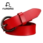 Дизайнерские женские ремни FURONG из натуральной коровьей кожи, с пряжкой с язычком, 95-130 см, роскошные дизайнерские ремни из натуральной кожи