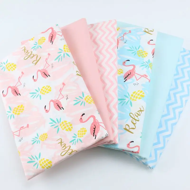 Детское платье с рисунком из мультфильма Саржевая хлопковая ткань Лоскутная