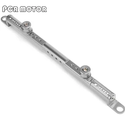 Titanium Для мотоцикла kawasaki J300 CNC алюминиевый демпфер рулевого управления балансировочный рычаг(держатель мобильного телефона gps - Цвет: Titanium