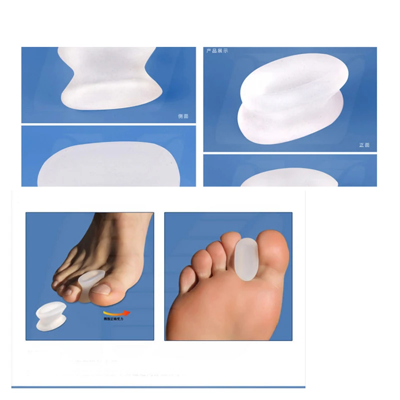 1 пара Bone Thumb Valgus Protector силиконовый сепаратор для пальцев ноги Bunion регулятор Hallux
