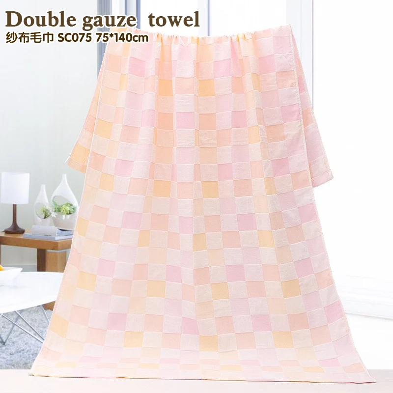 

2 pieces High Quality Bath Towels Big Square Towels 100% Cotton From Washcloth Home Decor Soft Absorbing Beach Sport Bathroom