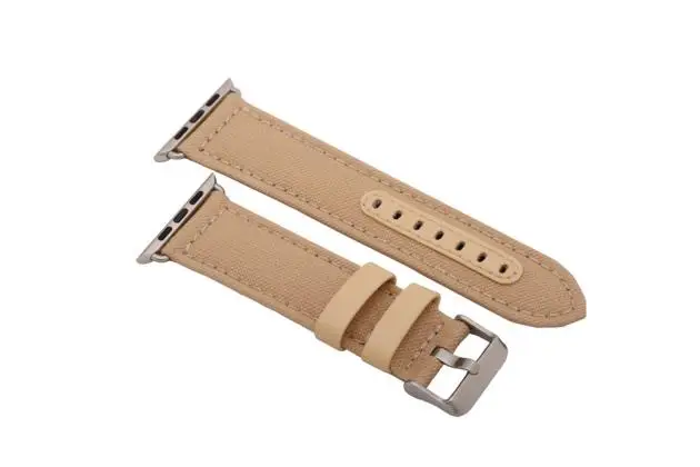 Для Apple Watch 38 мм ремешок для часов 1 шт. спортивный тканый нейлоновый кожаный